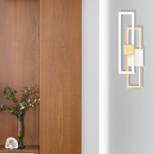 Imola Modern LED Wall Sconce Rectangle  Flush Mount Wall Light